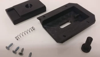 Черный замок блока питания для корпуса принтера Prusa V2 2