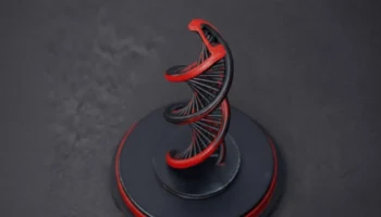 ДНК Спираль 3D Модель 1