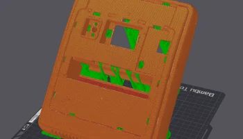 3D-сканирование верхнего чехла Super Nintendo 3