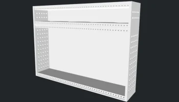 Модульный корпус Eurorack, 46 л.с., 4U, с вентиляцией