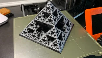 Основание для спиральной вазы Mode Pyramid Serpinski...