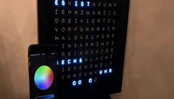 word clock ws2812b 1