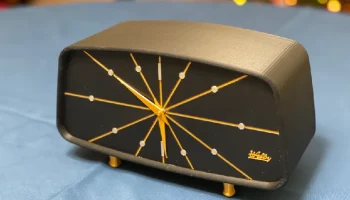 Мантальные часы Welby Mid-Century - упрощенный ремикс ци... 1