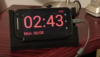 Подставка для будильника MOTO G Phone (пересмотренная)