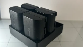 Держатель для батареи Gridfinity 2x2 Canon LP-E6
