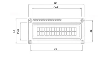 Корпус LCD 1602 1