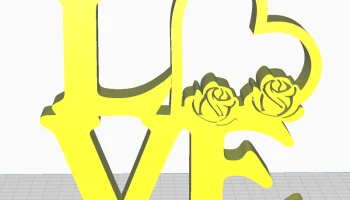 Vase LOVE 2