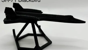 Подробный магнит SR-71 Blackbird