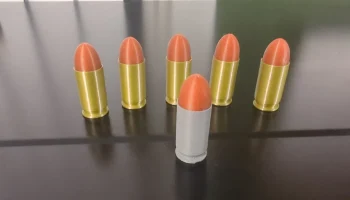 Магнит с маркерами 45ACP Магнит для доски на холодильник.... 1