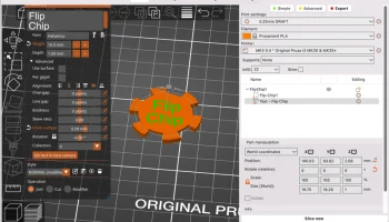 MakerChip для принтеров с одним экструдером - FlipChip 2