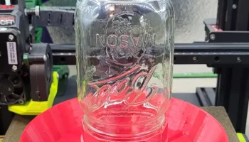 Блюдо для воды для цыплят из каменной банки