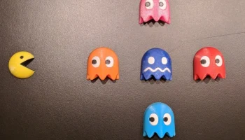 Крошечные 3D магниты на холодильник Pacman......... 4