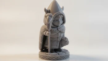 Фигурка Chess Viking Bishop, 3D-печать 1