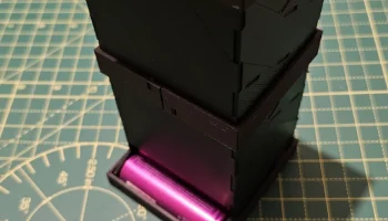 18650 Магазин батарей Tab&Slot