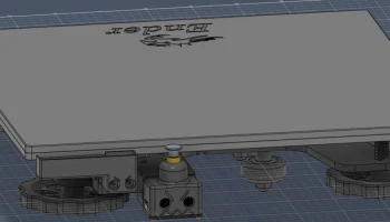 Крепление Ender 3 для силиконовой щетки и концевого упора... 2