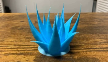 Настольное растение в горшке (полностью напечатано на 3D... 4