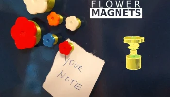 Цветочные магниты