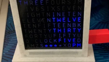 Маленький корпус Word Clock Маленький корпус Word Clock