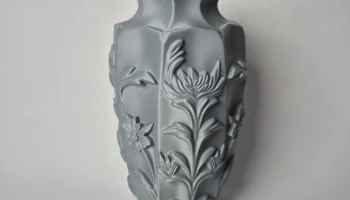 Luxus Jugendstil-Ваза с цветочным рельефом...