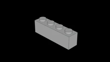 LEGO-совместимый кирпич Lego Compatible (3010.dat) 1 x 4