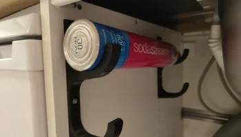 Настенное крепление для баллона с CO2 SodaStream для кух... Настенное крепление для баллона с CO2 SodaStream для кух...