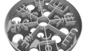 Штамп Vegvisir - Компас Викинга