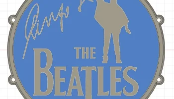 Магнит на холодильник с барабаном The Beatles, подставка ... 7