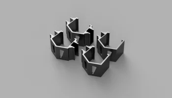 Husky Shelving - Вертикальный сетчатый кронштейн Husky Shelving - Вертикальный сетчатый кронштейн