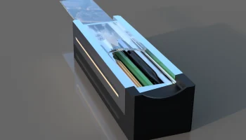 PENCIL BOX - Два уровня - Замок сдвижной крышки 3