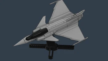 [МИНИ-ВЕРСИЯ, 10 СМ] JAS 39 Gripen Jet, комплект вставок ...