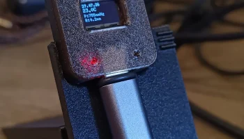 Настольные мини-часы на OLED-дисплее ESP32 и погода 2