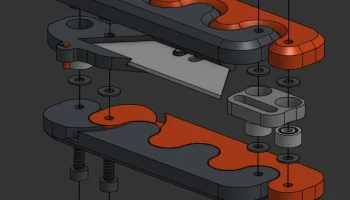 Откидное лезвие Sidewinder с замком (время открытия 0,25... 6