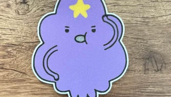 Магнит Lumpy Space Princess Adventure Time (разноцветный)...