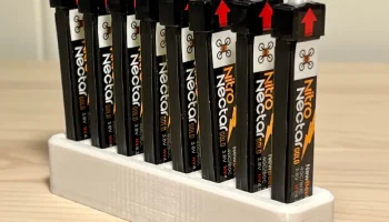 Держатель для аккумуляторов Lipo 1S - нитро-нектар