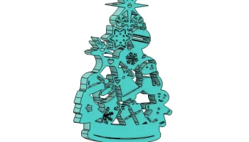 Дизайнерская новогодняя ёлка 2