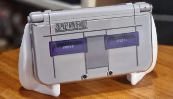 Захват и подставка для нового 3DS XL с футляром