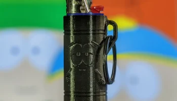 Брелок для ключей с зажигалкой Bic - Полотенце из Южного... 2