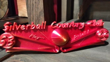 Загородный клуб Silverball Магнит для пинбола Играйте в..... 1