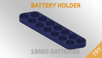 18650 Держатель (7x2)
