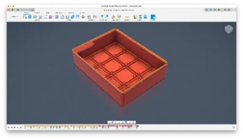 Полностью параметрический контейнер Gridfinity Fusion360...