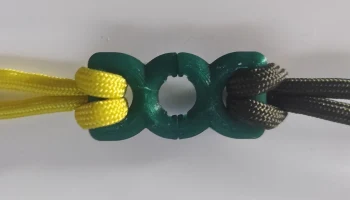 Магнитная пряжка из паракорда