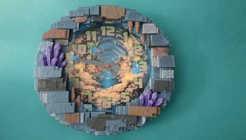 Ретема настенных часов Minecraft Ретема настенных часов Minecraft