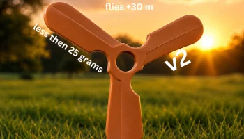 Легкий Boomerang V2 - больше, менее 25 граммов, более эф...