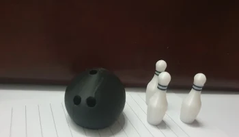 Bowling Strike: набор кеглей и шариков со скрытыми магнит...