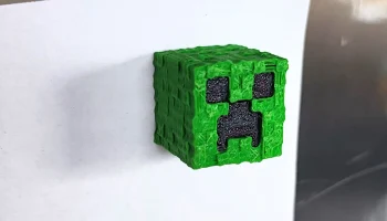 Голова Minecraft Creeper текстурированная (магнит)......