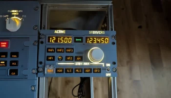 Панель управления радиосистемой Airbus A320 [RMP] 4