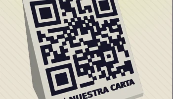 Настольная подставка с QR для меню ресторана - 3MF в дву... Настольная подставка с QR для меню ресторана - 3MF в дву...