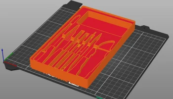 Gridfinity - iFixIt Tools без магнитов - версия уменьшенн...