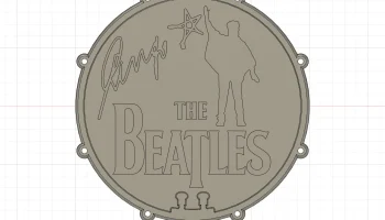 Магнит на холодильник с барабаном The Beatles, подставка ... 3