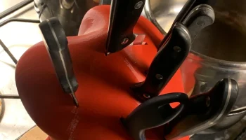 Блок ножей ко Дню святого Валентина